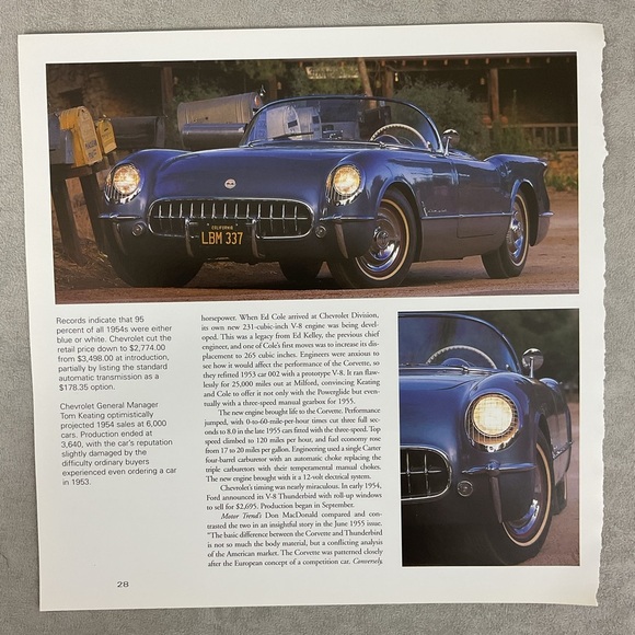 10 vintage high quality Chevrolet Corvette classic car images - Picture 6 of 14